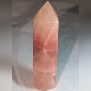 Rose Calcite Tower